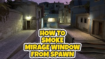 Mirage: How To Smoke Snipers Nest From T Spawn In CS2