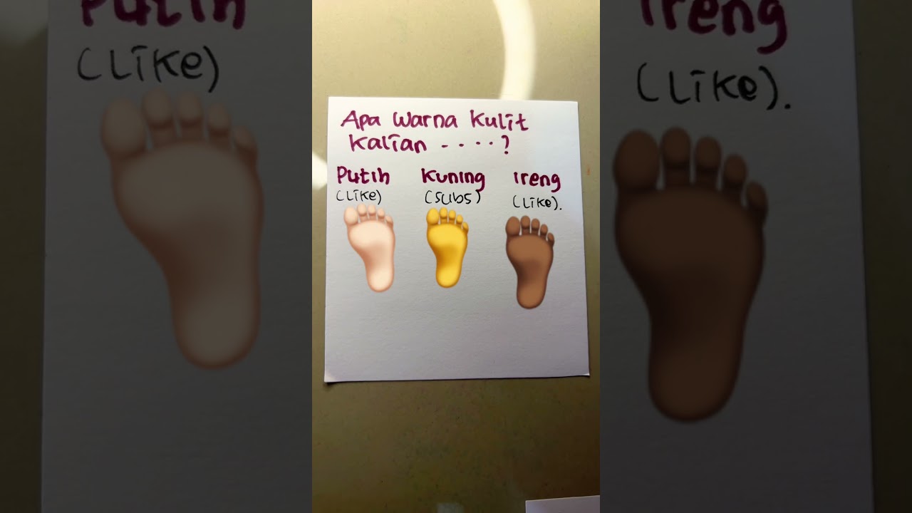 Warna kulitmu?? 