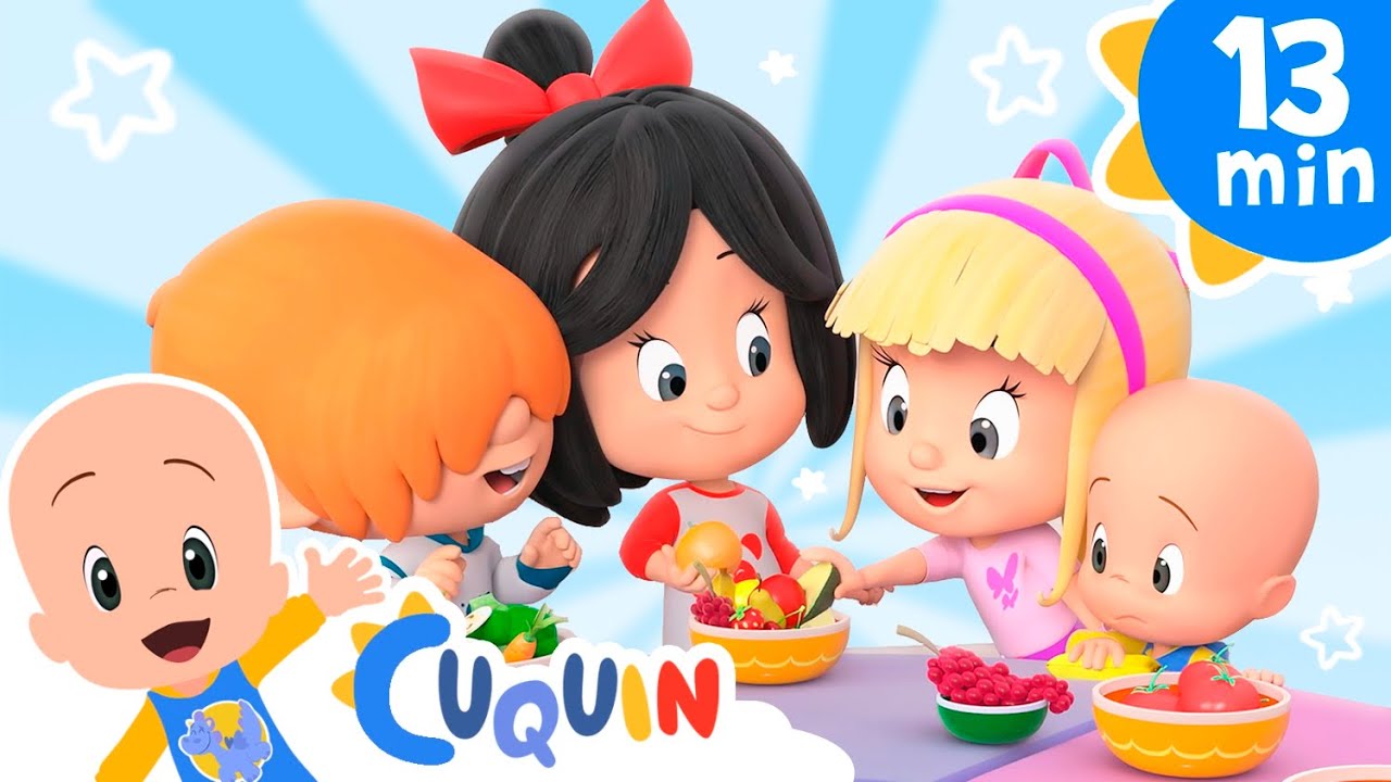 Aprende sobre las frutas y los vegetales cantando | Cleo & Cuquín: canciones infantiles