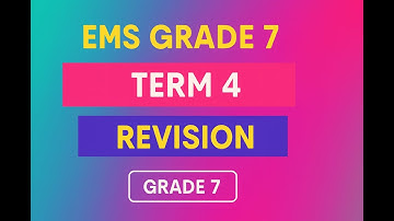 EMS GRADE 7 TERM 4 2025 REVISION @mathszoneafricanmotives