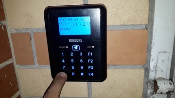 Hundure RAC-960PE Access Control Syatem Oparation