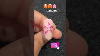 Easy Blooming Flower Nail Art Tutorial 🌸✨ #Shortsnailart #nailtutorial #bloomingnails #flowerdesign