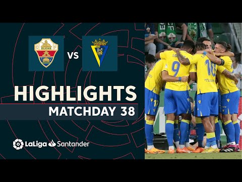 Elche Cadiz Goals And Highlights