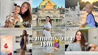Вагітний влог 18 тижнів🤰захворіли, про ідеальність, прибирання, поїздка на фонтани ⛲️