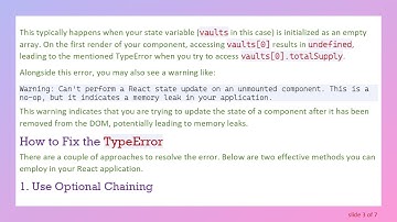 How to Solve TypeError: Cannot read property 