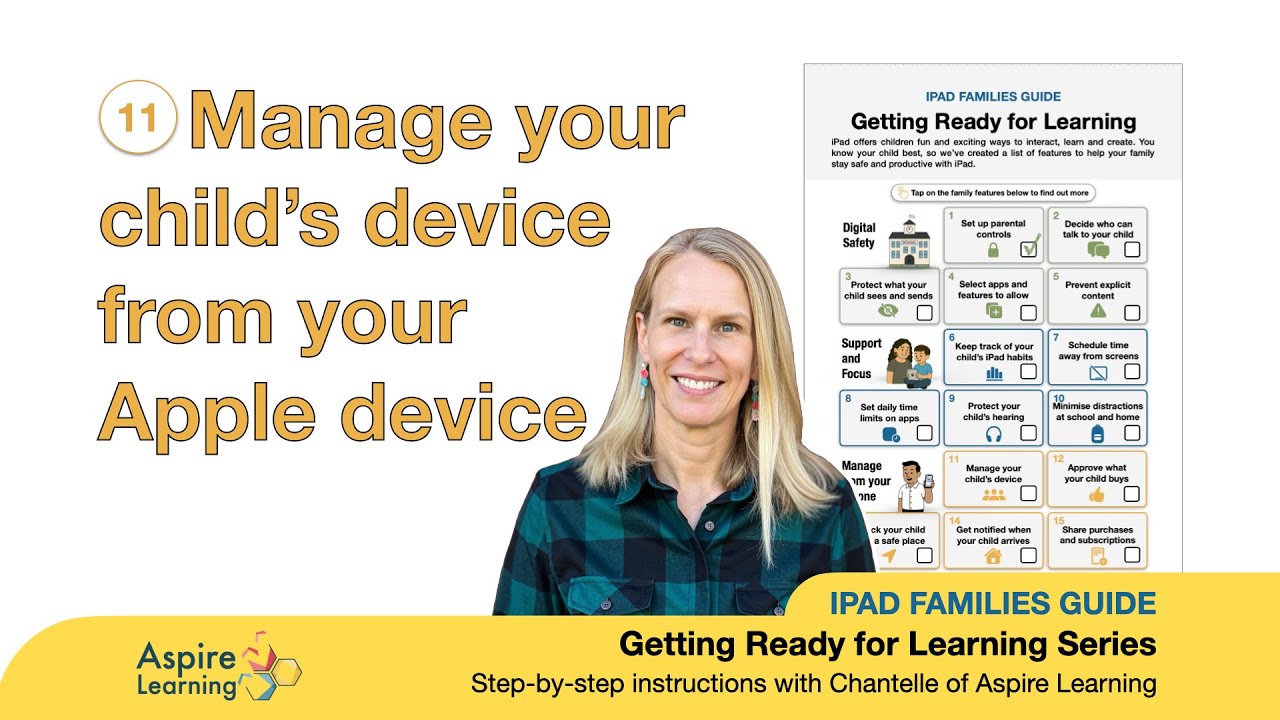 Manage your child's iPad from your iPhone