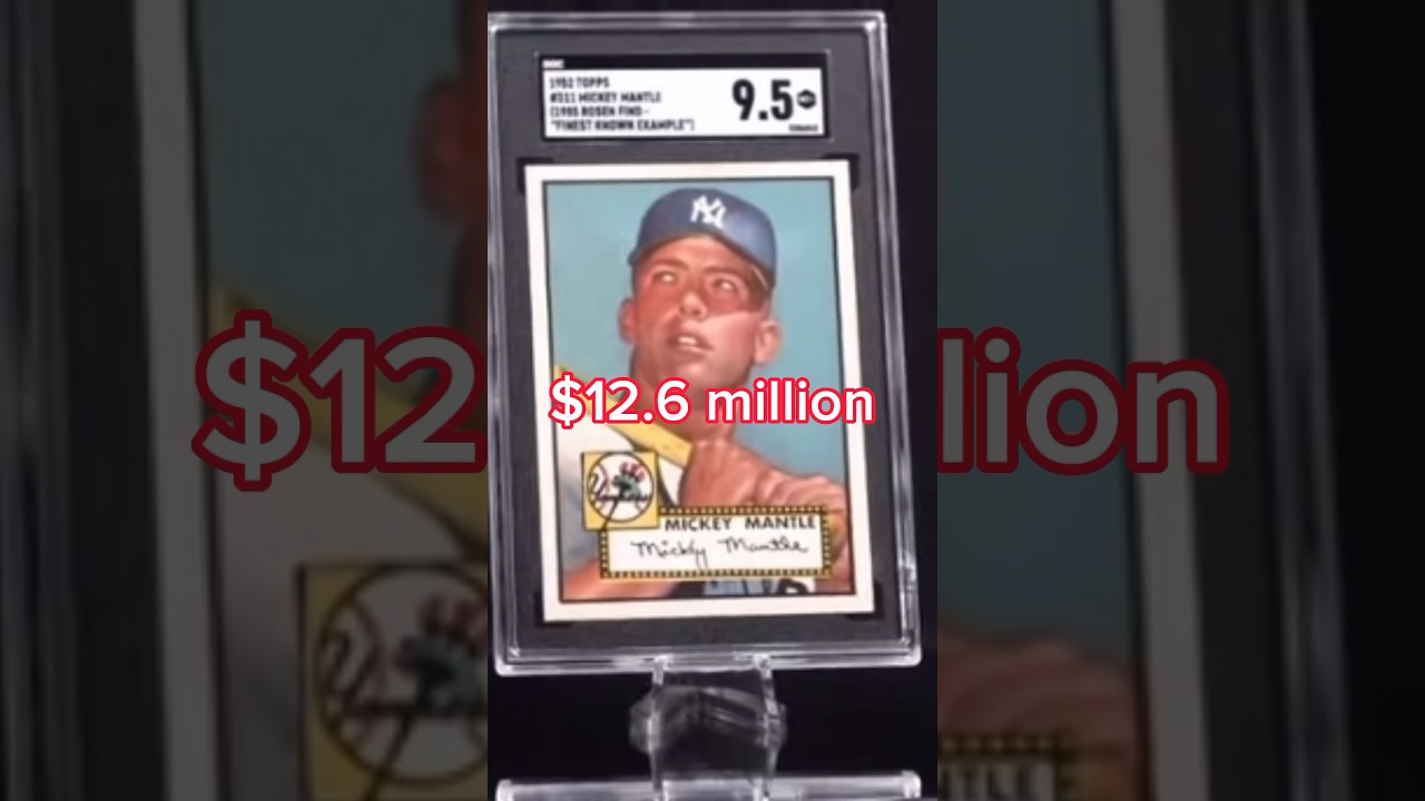 Why a Baseball Card Sold for 12.6 Million💰 YouTube