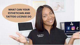Esthetician And Tattoo License