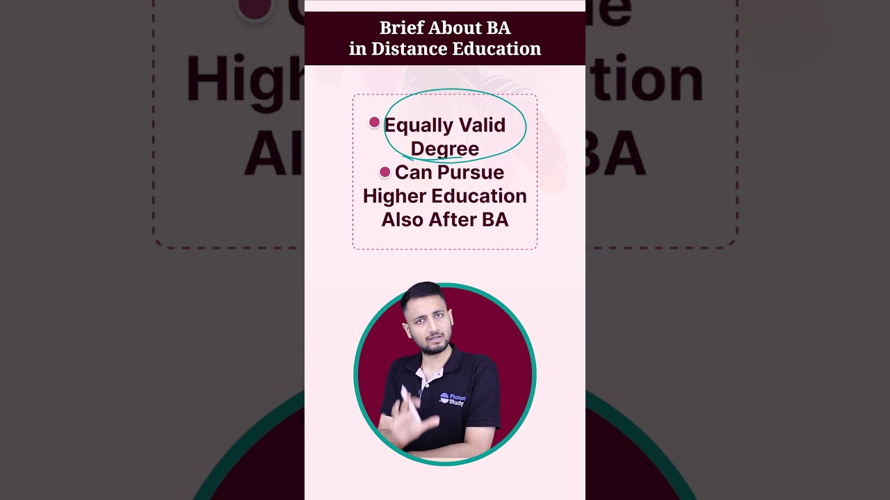 BA karna hai through Distance Education? Watch this!🤔