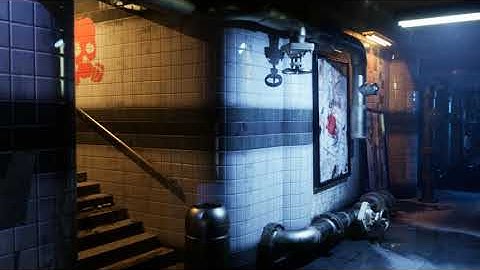 Subway station lighting UE5