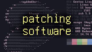 Patching software on Gentoo