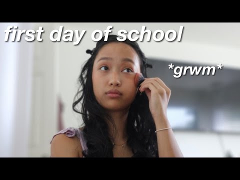 grwm first day of school vlog!