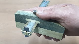 [Woodworking] Make a marking gauge/Homemade Ruler Marking Gauge
