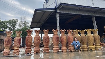 Báo giá 1 dàn lục bình mới tẩy ,cao 1m6,1m7,1m8…gỗ cẩm vàng và hương đỏ | 0338.528.529