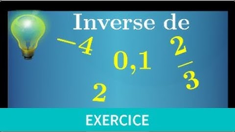 fonction inverse • calculer l