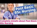 Post Basic BSc Nursing or PBBSc