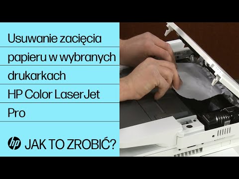 Usuwanie zacięcia papieru w wybranych drukarkach HP Color LaserJet Pro | HP LaserJet | HP