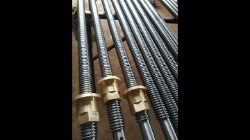 whirling machine for the  lead screw