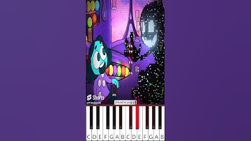 INSIDE OUT 2 GET ABSTRACTED! Disgust x Fear x FNF Corruption (@badmryogurt) - Octave Piano Tutorial