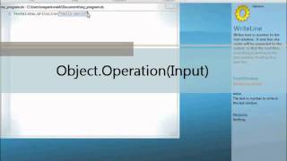 Small Basic - Understanding First Program