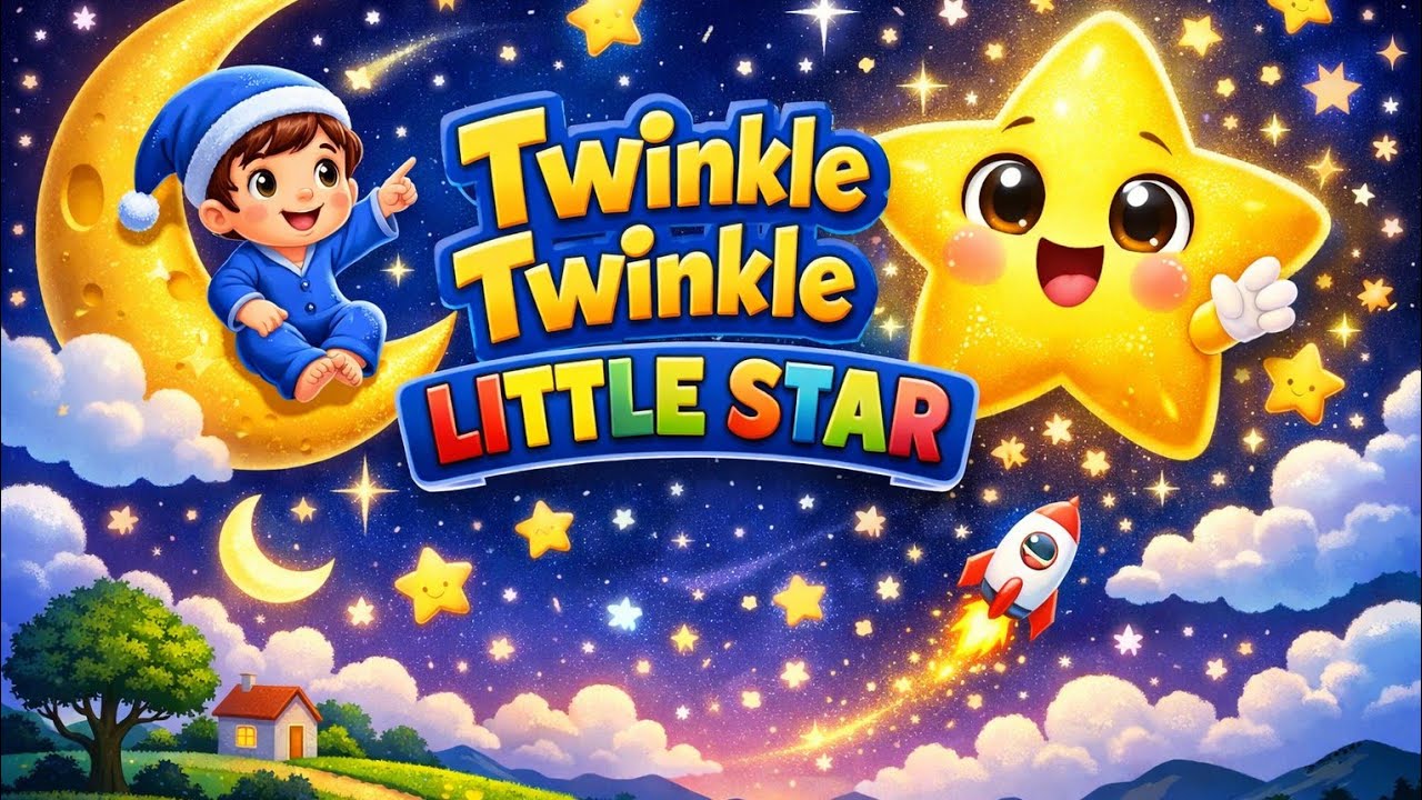 Twinkle Twinkle Little Star | Nursery Rhymes for Kids | Tuki Tuki Nursery Rhymes Songs 