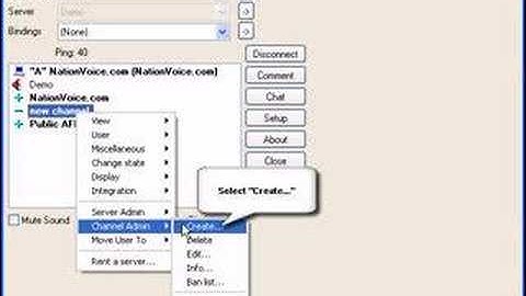 How To Add Sub Channels to a Ventrilo Server