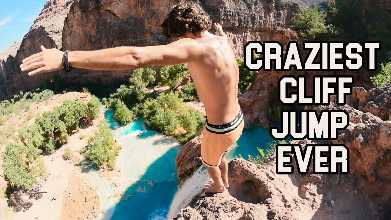 125 FOOT DOUBLE FRONTFLIP GRAND CANYON CLIFF JUMPING HIGHLIGHTS (4K
