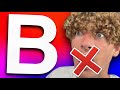 If I say a word with the letter B in it, the video ends