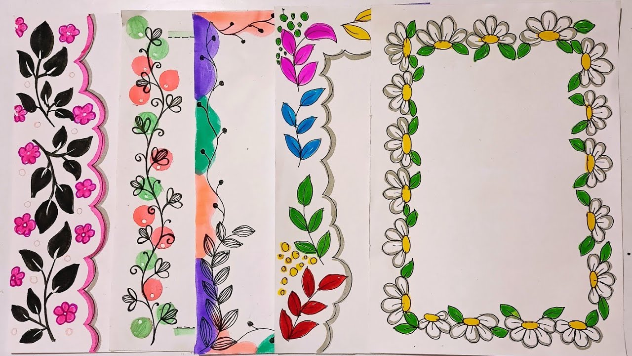 Дизайн рамок/Дизайн рамок для проекта/Дизайн проектной работы/Дизайн титульной страницы задания (...