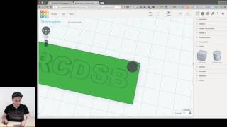 3D Design & Printing Tinkercad Preparing File for Printing