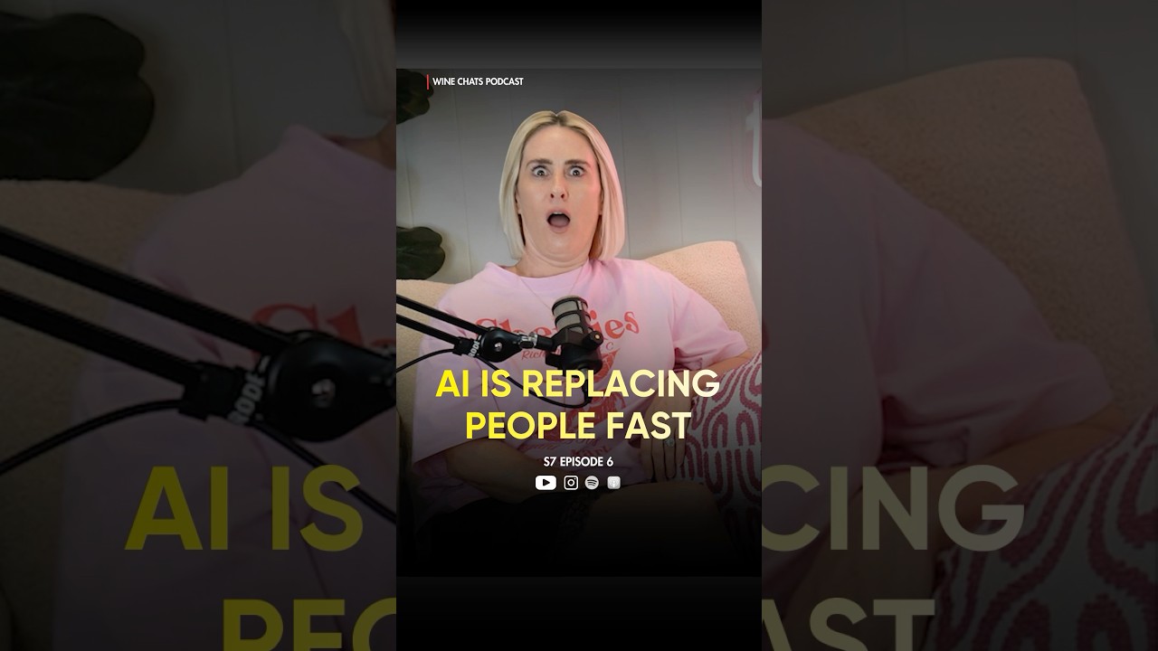 AI is replacing people fast #trending #explore #AIethics #futureofwork #winechats