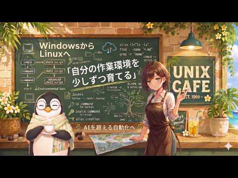 WindowsからはじめるLinuxターミナル まとめ：AI時代でも困らない作業場所・メモ・確認の基本 | UNIX Cafe