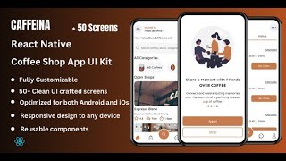 Caffeina - Coffee Shop React Native App Ui Kit