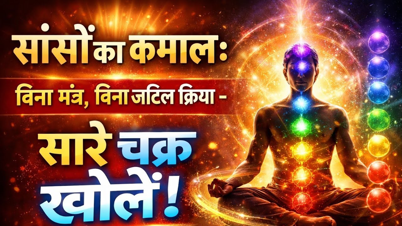 live tonight 9:00 P.M.7 Chakra activation through breathing meditation|Sason ka kamal