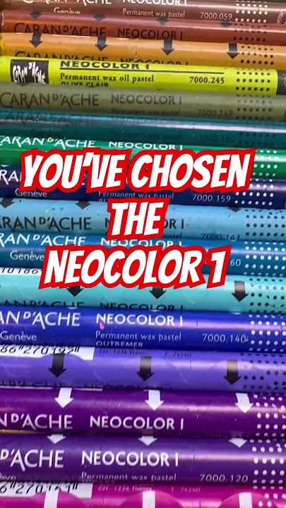 How to use Caran D'ache Neocolor ii Water Soluble Wax Pastels