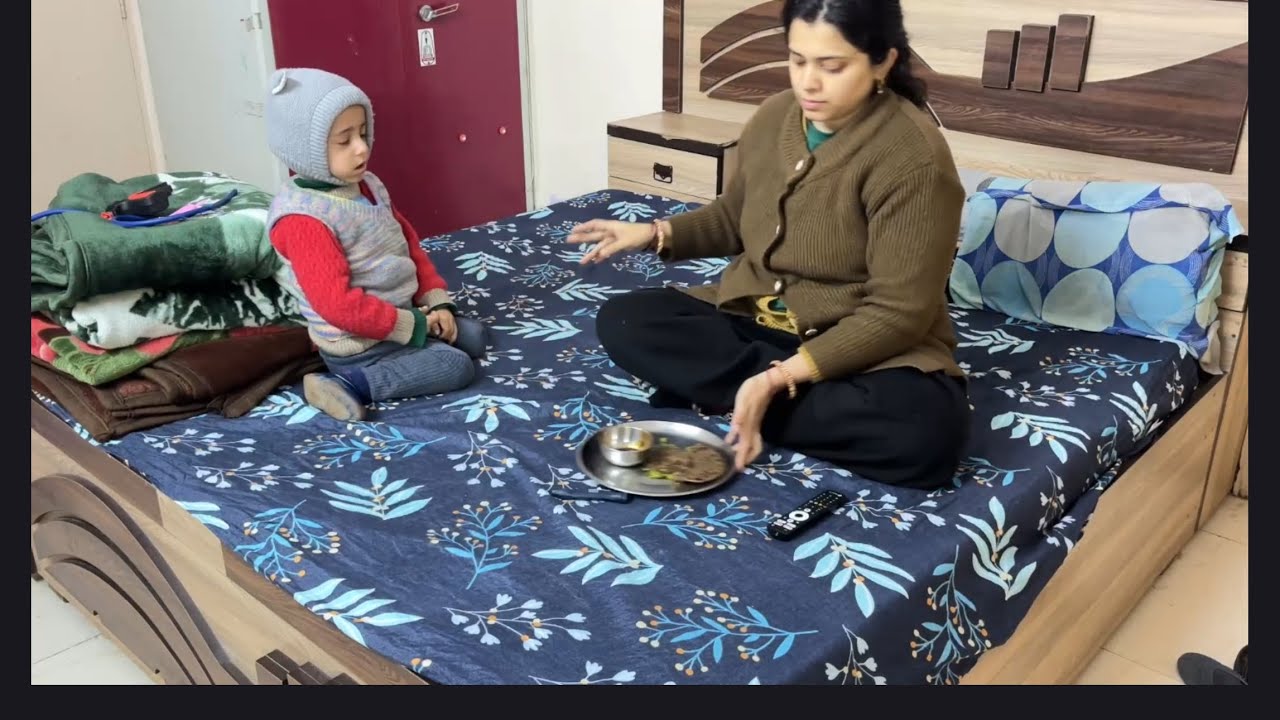 Aaj bete 👦ko maar maar 😡ke khana khilaya 