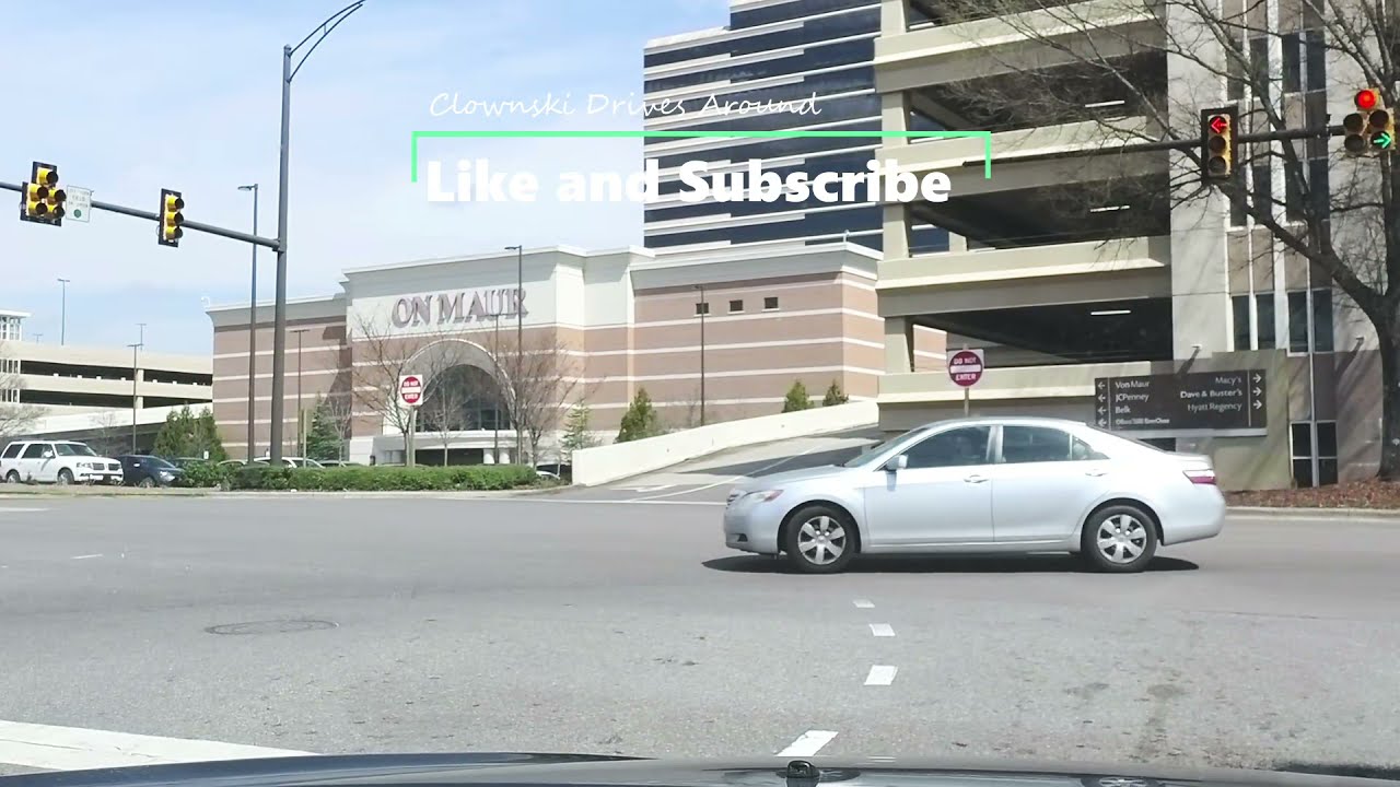 Driving to Riverchase Galleria - Drive along in Hoover Alabama