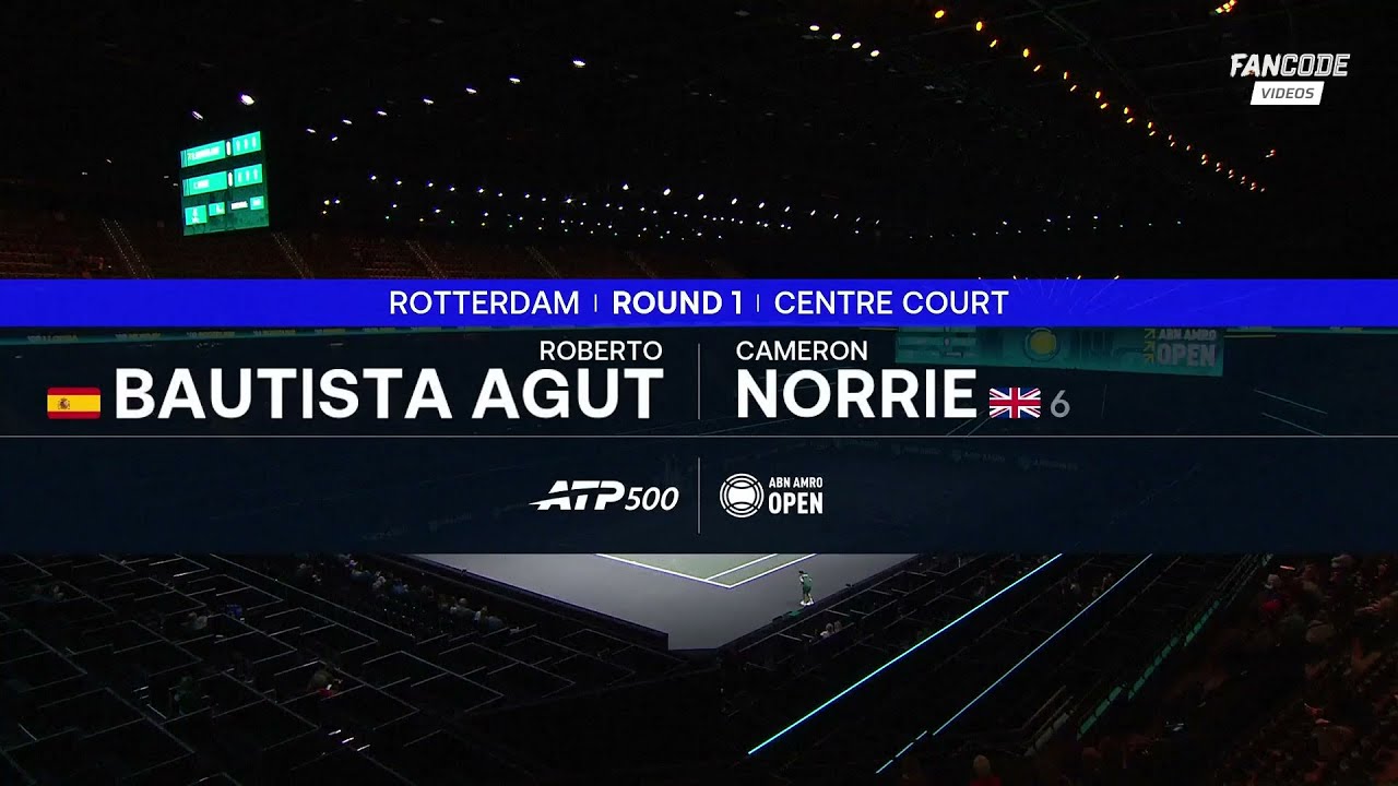 Roberto Bautista Agut vs Cameron Norrie | ATP 500 | ABN Amro Open | 2026 | Full Match Highlights