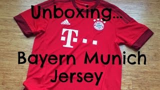 Unboxing Adidas 2015 Bayern Munich Home Jersey!!