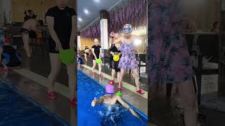 The last one was unexpected! 💦 😂 #PoolFun #WaitForit  #FunnyChallenge #Shorts