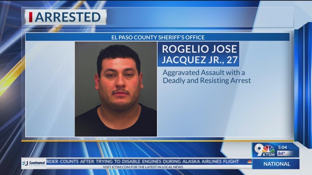 Man arrested for aggravated assault with a deadly and resisting arrest ...