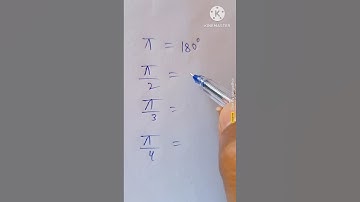 Converting  Radian to degree 🧠#youtube #shorts