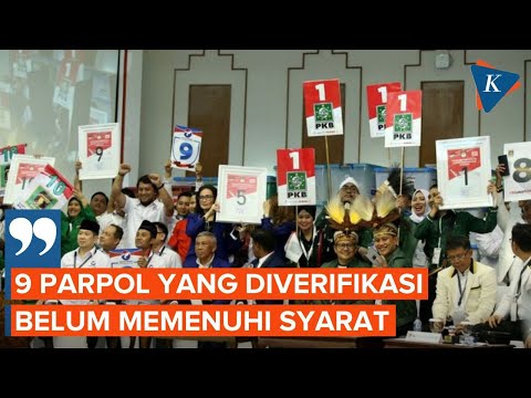 KPU Sebut Semua Parpol yang Diverifikasi Faktual Belum Penuhi Syarat