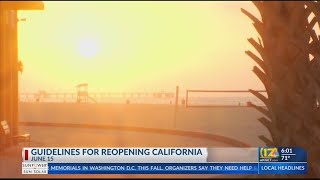 California sets guidelines for June reopening