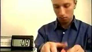 Dan Knights solves the Rubik's Cube in 0:18