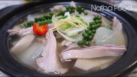 Bao tử hầm tiêu xanh, cách làm bao tử đơn giản mà giòn thơm, không bị hôi || Natha Food