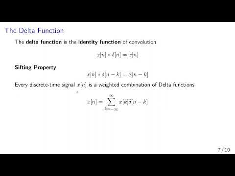 Convolutions with delta functions