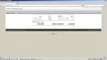Moodle Getting Started-Uploading Files