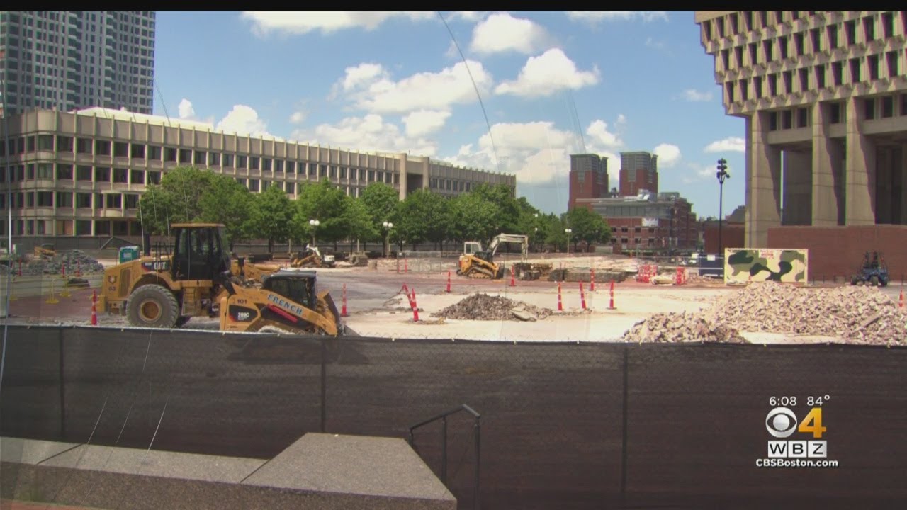 Phase 1 Renovations Begin On City Hall Plaza