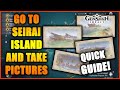Genshin Impact: Go to Seirai Island and take pictures | Quick guide!